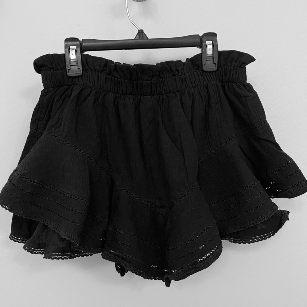 Aerie ruffle lace skirt